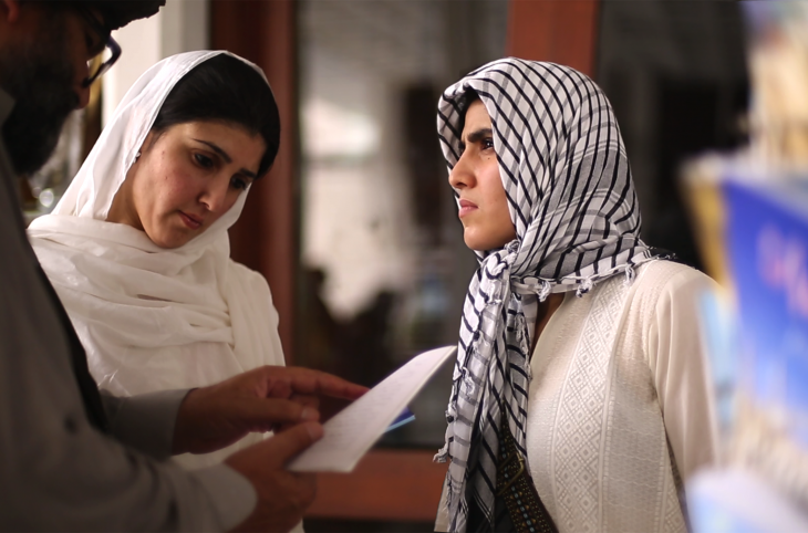 Shamsul teaching Maria and Ayesha
